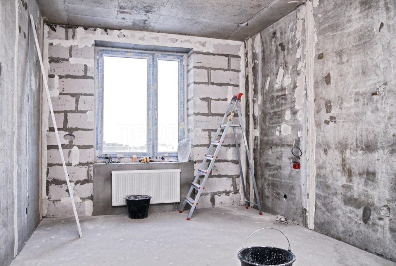 Иллюстрация к третьему параграфу статьи "Бюджетная подготовка стен в новостройке"