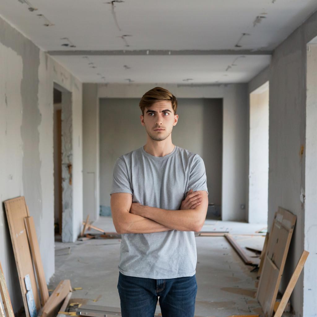 Бюджетная подготовка стен в новостройке